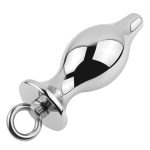 Aluminium Metal Solid Anal Plug - Silver - Image 8