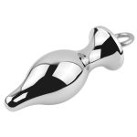 Aluminium Metal Solid Anal Plug - Silver - Image 2