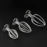 Hollow Stainless Steel Heart Anal Plug - Image 4