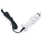 Bipolar Metal Electric Shock Butt Plug- D - Image 2