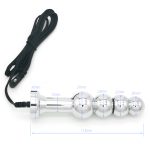 Bipolar Metal Electric Shock Butt Plug- F - Image 4