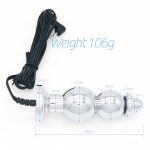 Bipolar Metal Electric Shock Butt Plug- G - Image 4