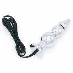 Bipolar Metal Electric Shock Butt Plug- H - Image 3