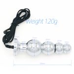 Bipolar Metal Electric Shock Butt Plug- J - Image 4