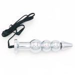 Bipolar Metal Electric Shock Butt Plug- L - Image 2