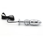 Bipolar Metal Electric Shock Butt Plug- M - Image 5