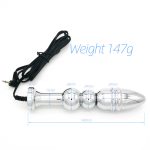 Bipolar Metal Electric Shock Butt Plug- P - Image 4