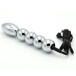 Bipolar Metal Electric Shock Butt Plug- S - Image 5