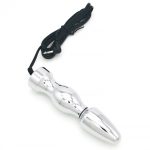 Bipolar Metal Electric Shock Butt Plug- T - Image 6