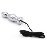 Bipolar Metal Electric Shock Butt Plug- T - Image 5