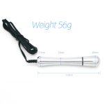 Bipolar Metal Electric Shock Butt Plug- W - Image 4