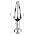 Silver Basics Aluminum Anal Plug - Image 3