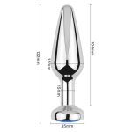 Silver Basics Aluminum Anal Plug - Image 4