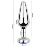 Silver Basics Aluminum Anal Plug - Image 5