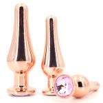 Gleaming Butt Plug Rose Gold - Image 9