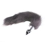 Colorful Fox Tail Stainless steel Butt Plug - Image 7