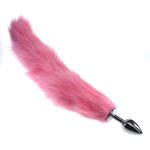 Colorful Fox Tail Stainless steel Butt Plug - Image 16