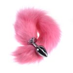 Colorful Fox Tail Stainless steel Butt Plug - Image 17