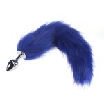 Colorful Fox Tail Stainless steel Butt Plug - Image 19