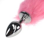Colorful Fox Tail Stainless steel Butt Plug - Image 20