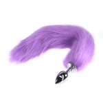 Colorful Fox Tail Stainless steel Butt Plug - Image 22