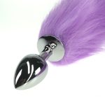 Colorful Fox Tail Stainless steel Butt Plug - Image 25