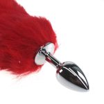 Colorful Fox Tail Stainless steel Butt Plug - Image 35