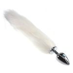 Colorful Fox Tail Stainless steel Butt Plug - Image 40