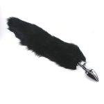 Colorful Fox Tail Stainless steel Butt Plug - Image 44