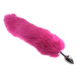 Colorful Fox Tail Stainless steel Butt Plug - Image 45