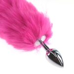 Colorful Fox Tail Stainless steel Butt Plug - Image 48