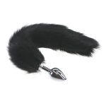 Colorful Fox Tail Stainless steel Butt Plug - Image 2