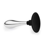 Detachable Silicone Sucker Metal Butt Plug - Image 2