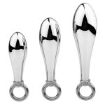 Detachable Ring Hook Metal Butt Plug