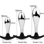 Detachable Silicone Anchor Metal Butt Plug - Image 3