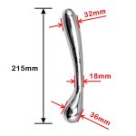 Double-Ended Stainless Steel Anal Plug - Image 9