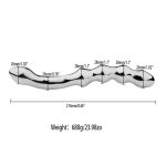 Solid Metal Curved Dual Ended Pull Bead - Image 2