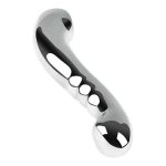 Flat Head Solid Metal Dual Ended Butt Plug - Image 4