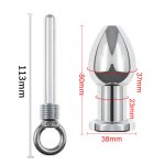 Silver Tunnel Plug with Removable Core - Image 4