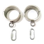 Unisex Heavy Duty Stainless Steel Cuff Detachable - Image 3