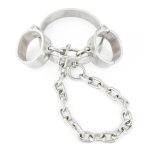 Unisex Heavy Duty Stainless Steel Neck-Wrist Restraints - Image 3