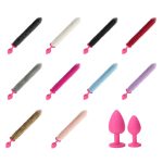 Detachable Colorful Tail Silicone Butt Plug - Image 8