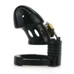 Adjustable Male Cock Cuff Chastity Device - Black - Image 8