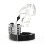 Adjustable Male Cock Cuff Chastity Device - Clear - Image 7