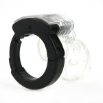 Adjustable Male Cock Cuff Chastity Device - Clear - Image 2