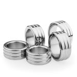 Heavy Duty Stainless Steel Cock Ring - 2 Ring - Image 3