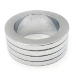 Heavy Duty Stainless Steel Cock Ring - 3 Ring - Image 2