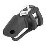 Chastity Cage Silicone Birdlocked - Black - Image 6