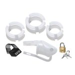 Chastity Cage Silicone Birdlocked - Transparent - Image 5