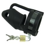 Chastity Cage Silicone Birdlocked - Black - Image 3